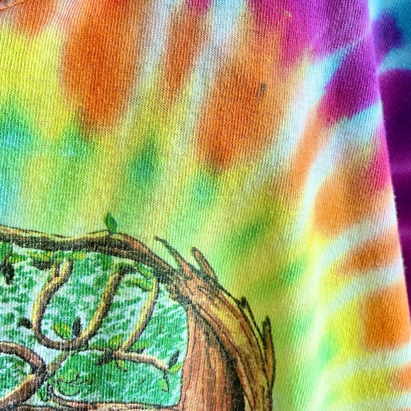 Grateful Dead 1990 Vintage 25th Anniversary Tie-Dye Rock T-Shirt - Picture 8 of 8